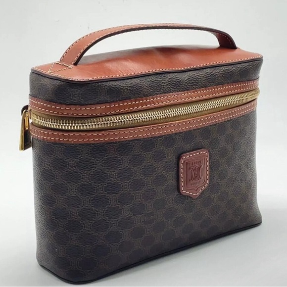 Vintage Authentic Celine Macadam Vanity Pouch Bag, EUC - Picture 4 of 12